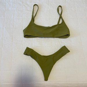 Green Stone Fox Swim Swimsuit